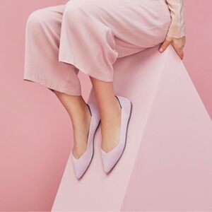 Rothy's Rothy's The Point Slip On Ballet Flat Shoes Sz 7.5 in Petal Light Pink